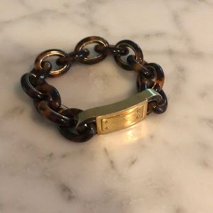 Michael Kors tortoise shell link bracelet